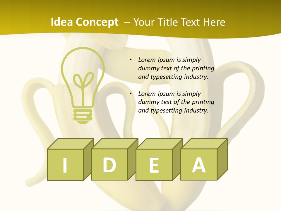 Bananas PowerPoint Template