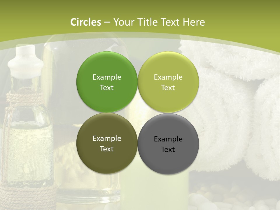 Massage Oil PowerPoint Template