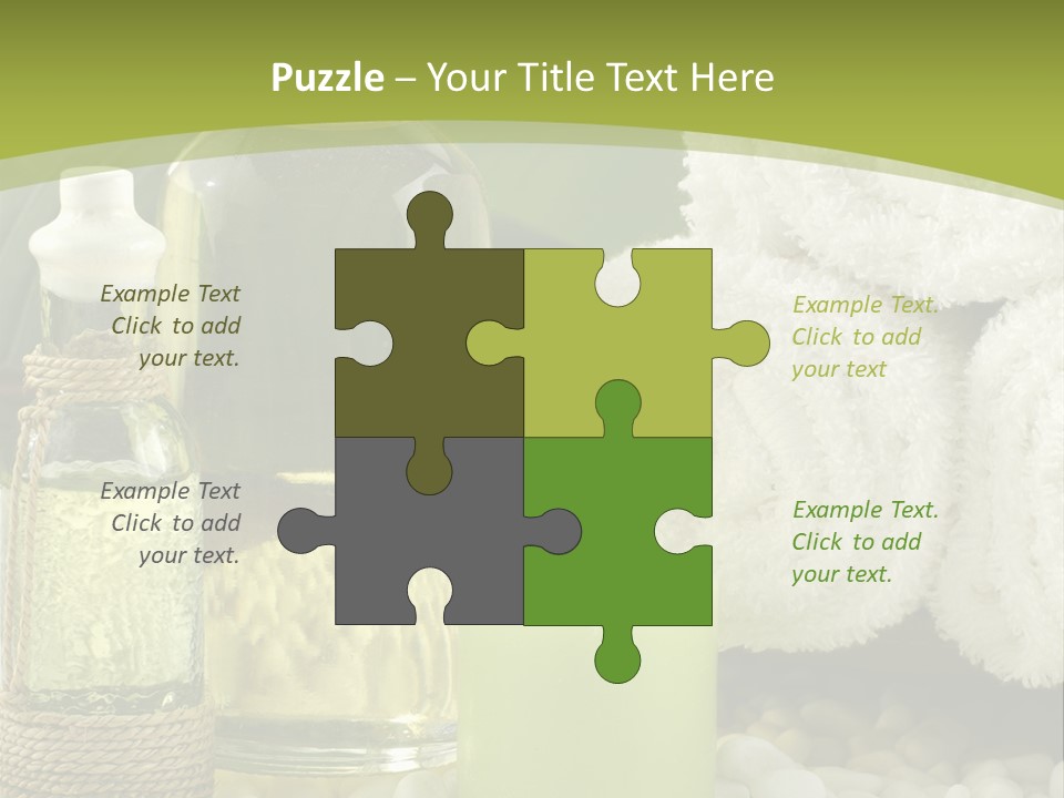 Massage Oil PowerPoint Template