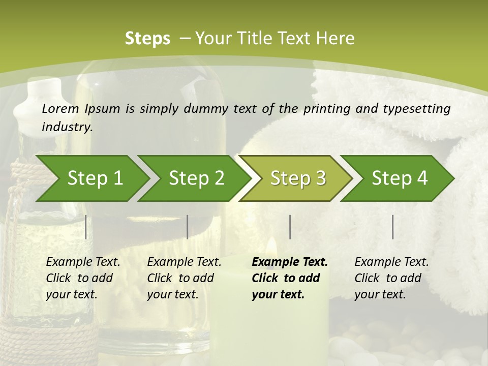 Massage Oil PowerPoint Template