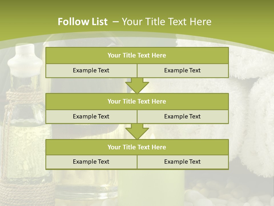 Massage Oil PowerPoint Template