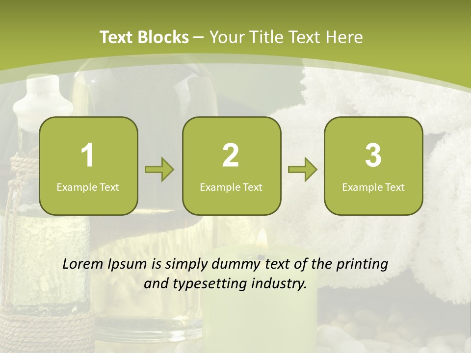 Massage Oil PowerPoint Template