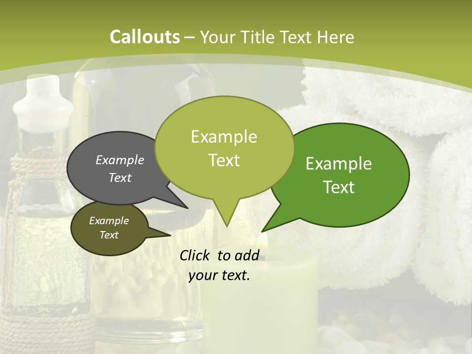 Massage Oil PowerPoint Template