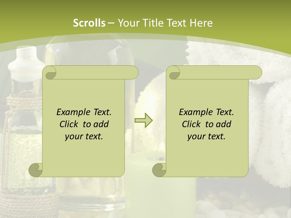 Massage Oil PowerPoint Template