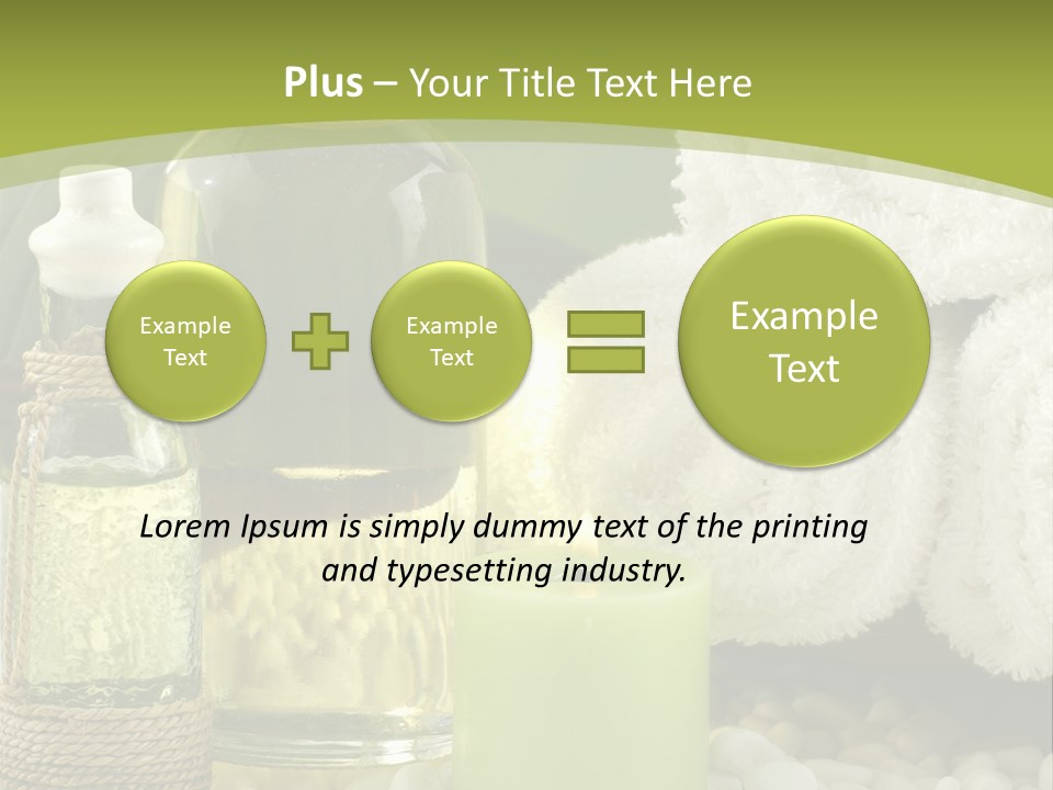 Massage Oil PowerPoint Template