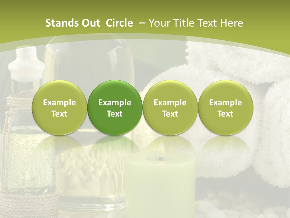 Massage Oil PowerPoint Template