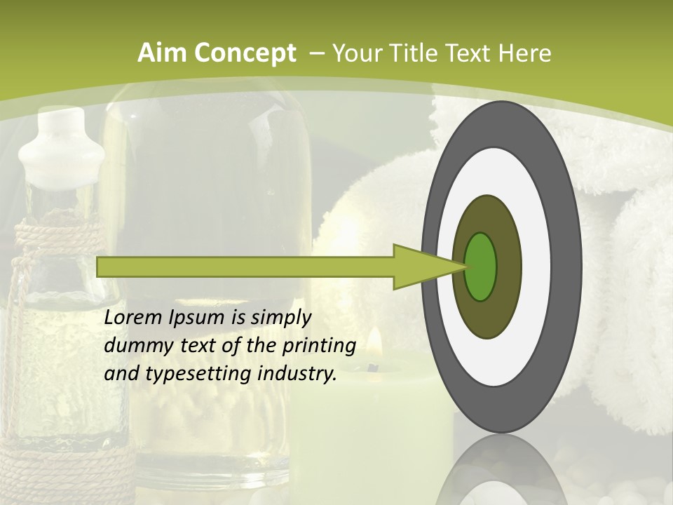 Massage Oil PowerPoint Template