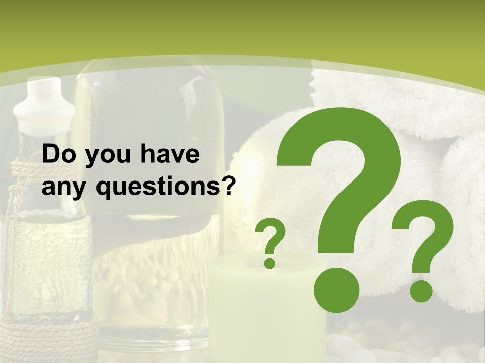 Massage Oil PowerPoint Template