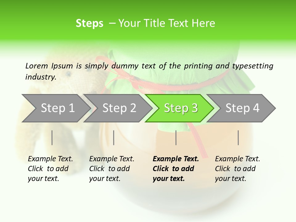 Jar Of Honey PowerPoint Template