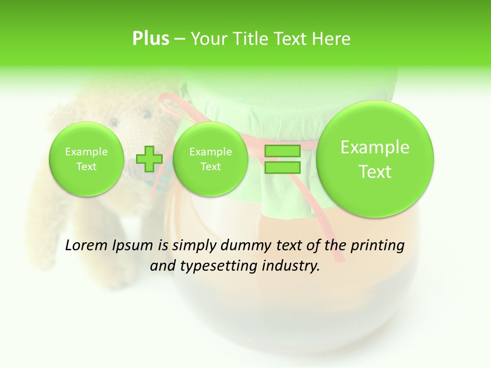 Jar Of Honey PowerPoint Template