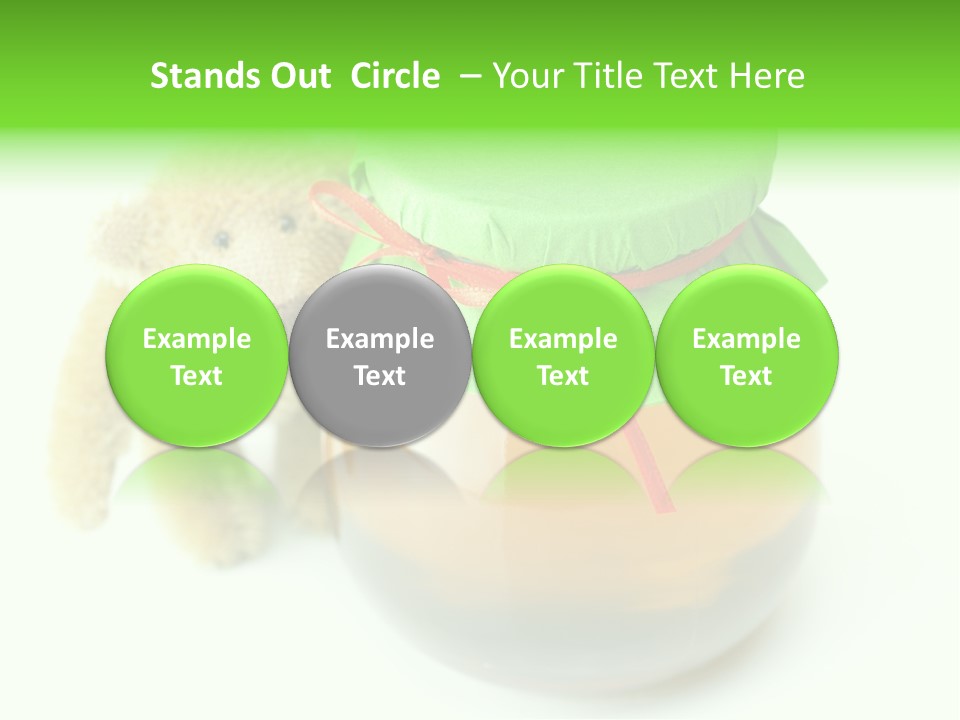 Jar Of Honey PowerPoint Template