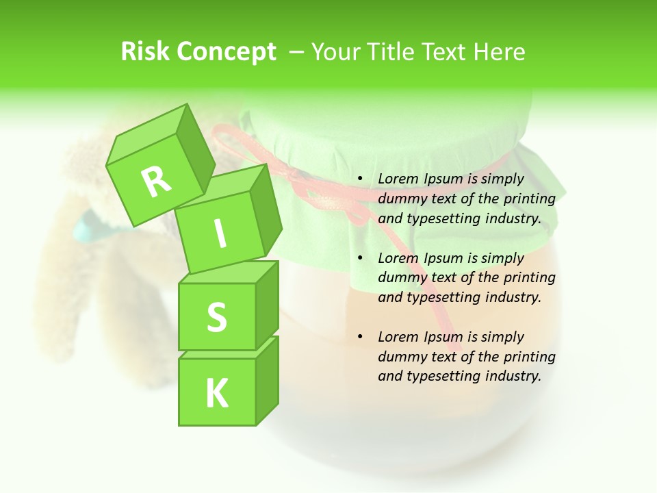Jar Of Honey PowerPoint Template