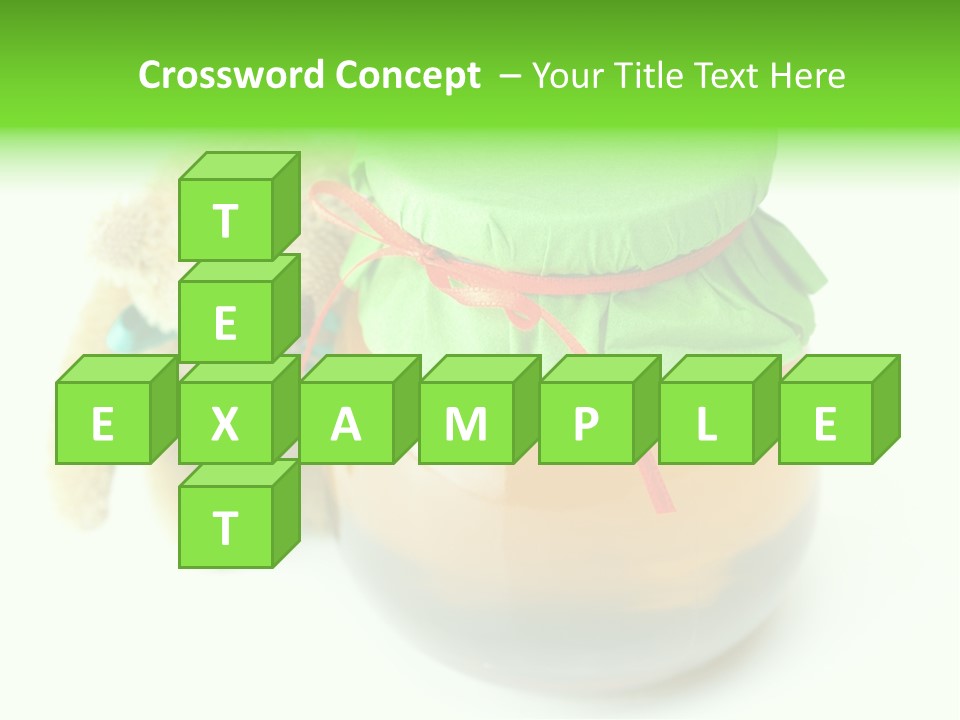 Jar Of Honey PowerPoint Template