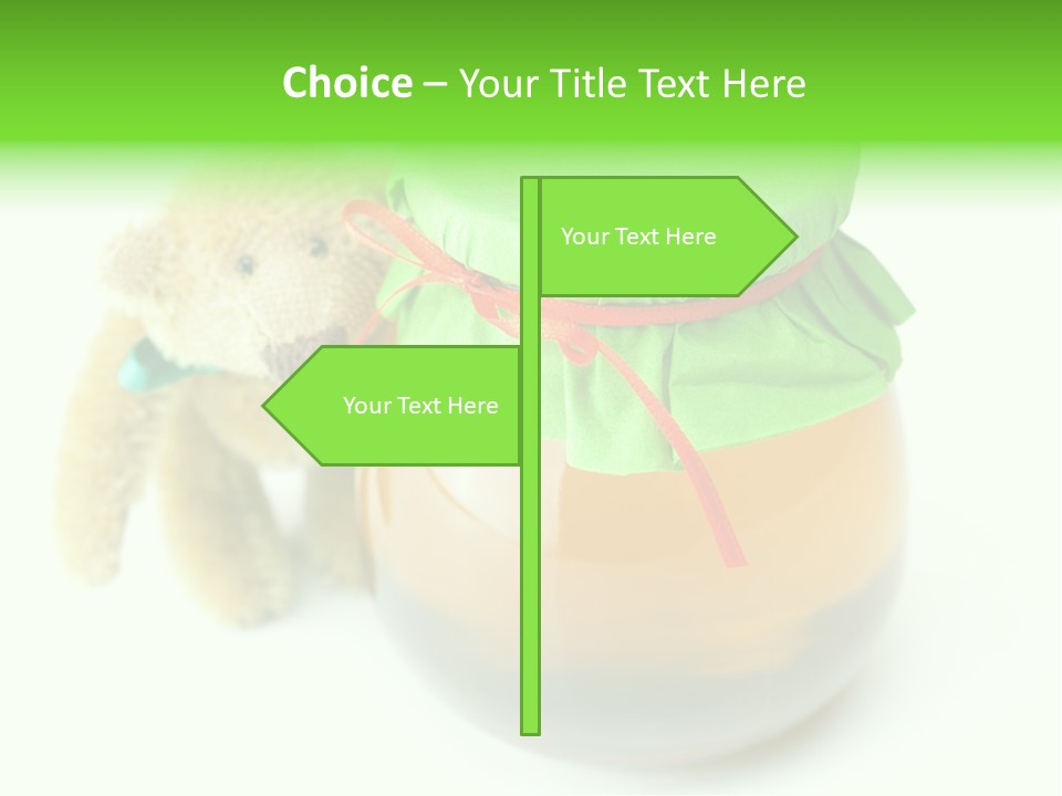 Jar Of Honey PowerPoint Template