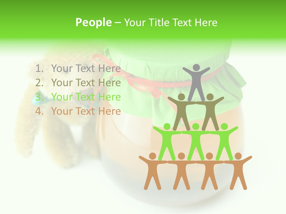 Jar Of Honey PowerPoint Template