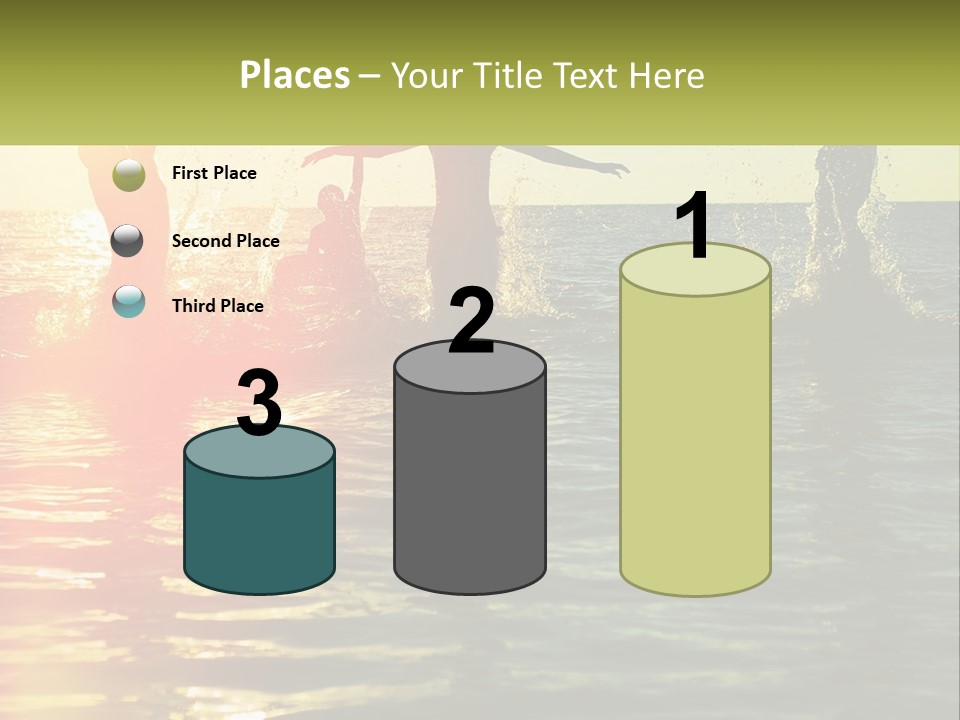 Swim In The Sea PowerPoint Template