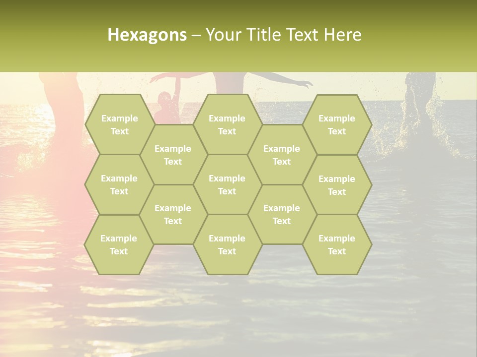 Swim In The Sea PowerPoint Template