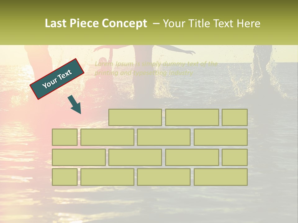 Swim In The Sea PowerPoint Template