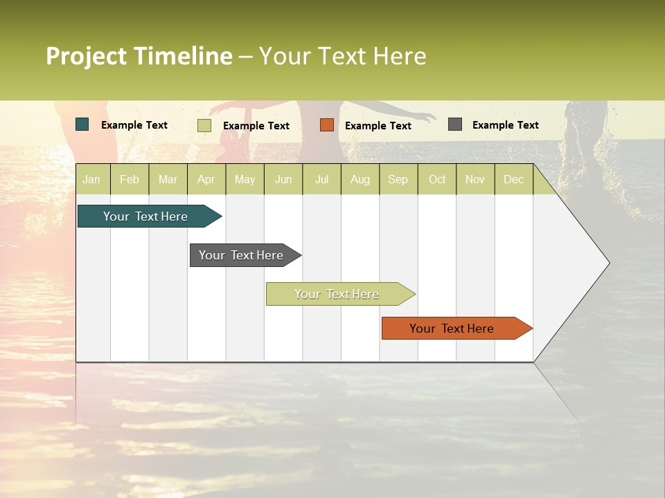 Swim In The Sea PowerPoint Template