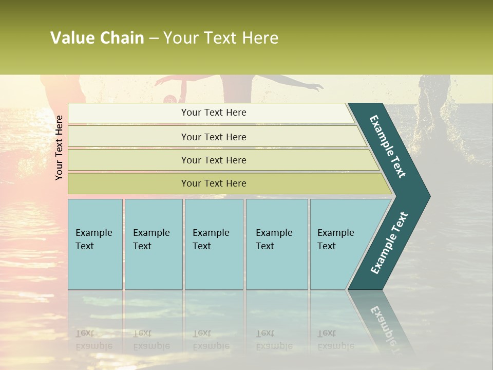 Swim In The Sea PowerPoint Template