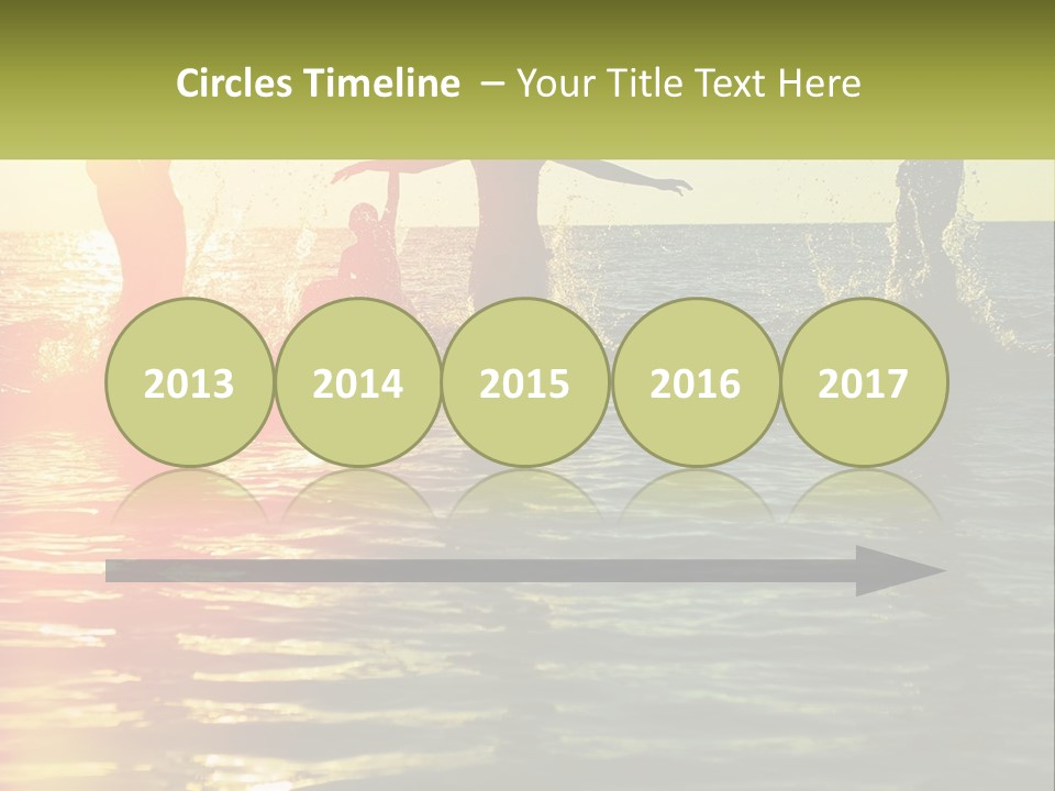 Swim In The Sea PowerPoint Template