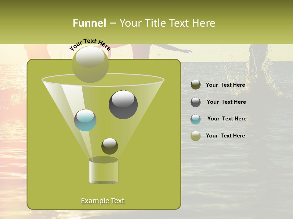 Swim In The Sea PowerPoint Template