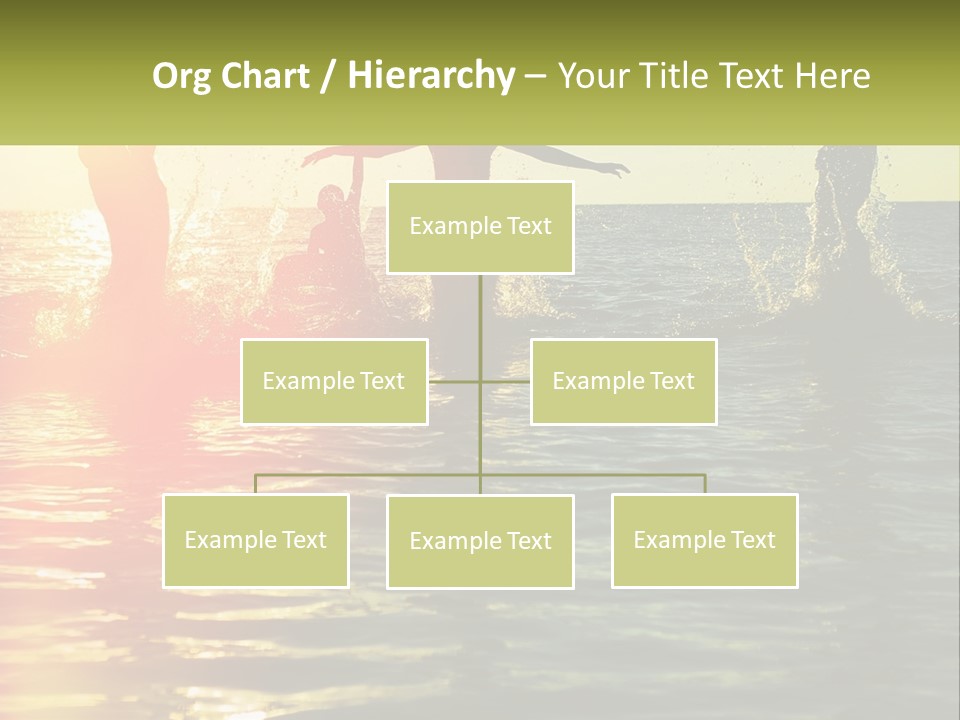 Swim In The Sea PowerPoint Template