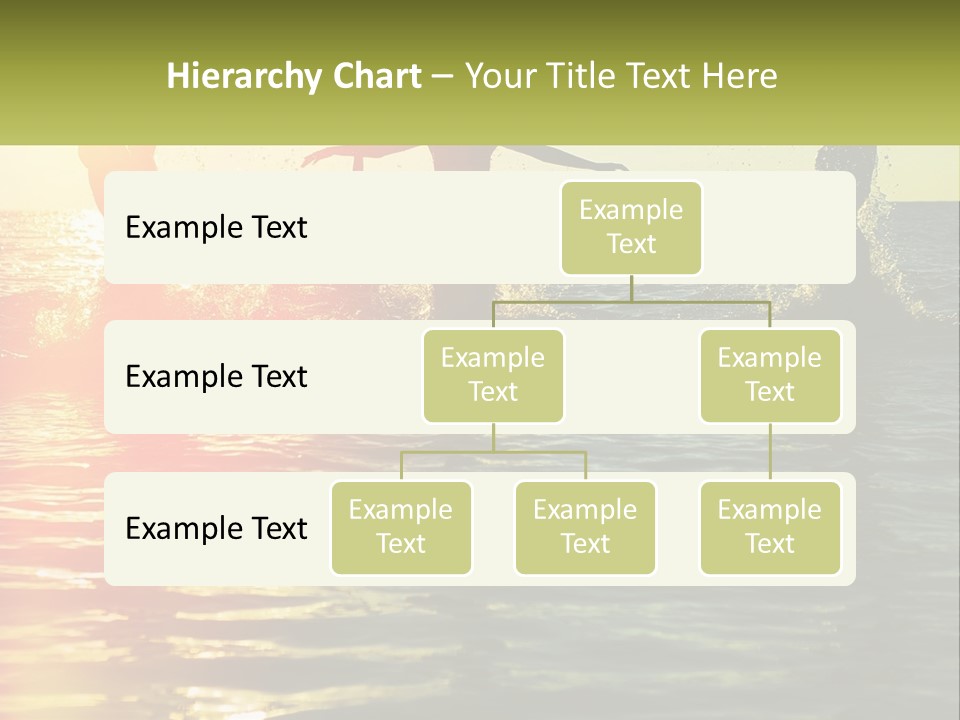 Swim In The Sea PowerPoint Template
