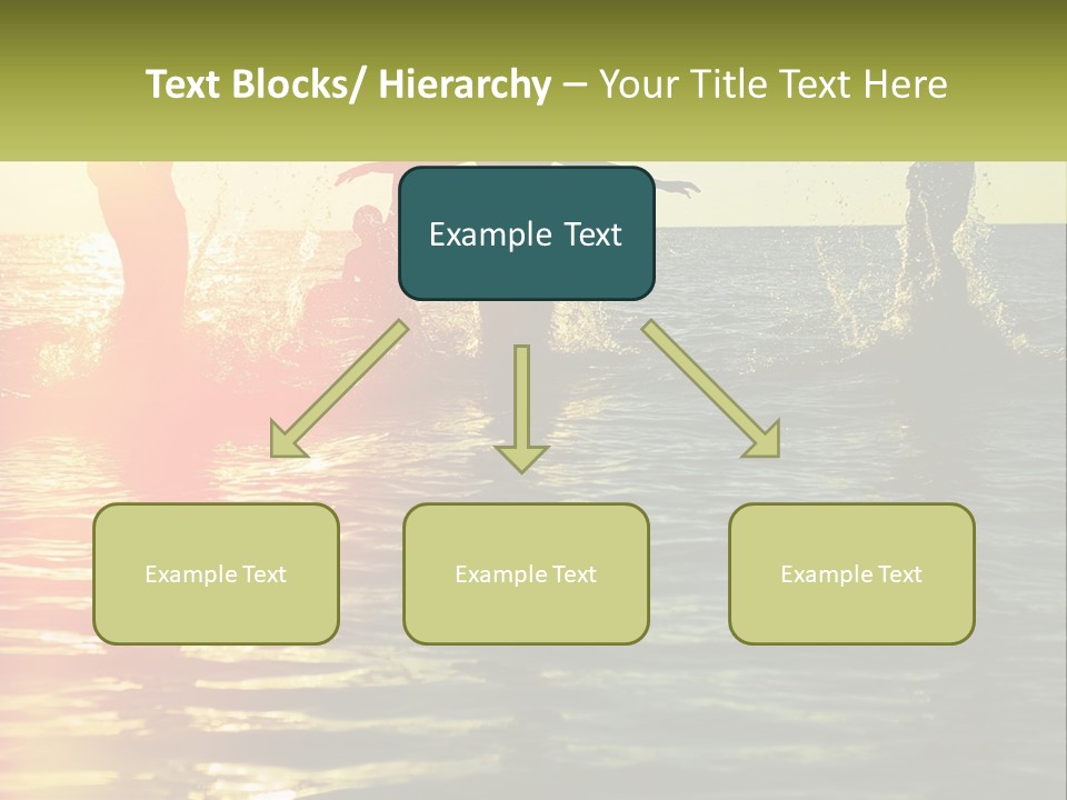 Swim In The Sea PowerPoint Template