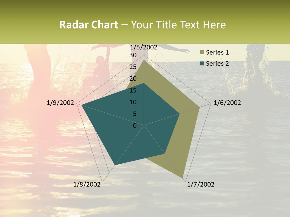 Swim In The Sea PowerPoint Template