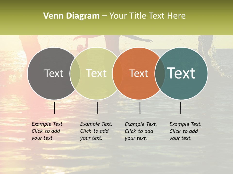 Swim In The Sea PowerPoint Template