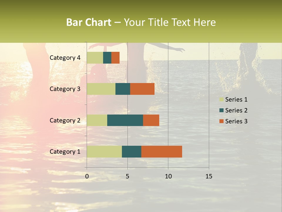 Swim In The Sea PowerPoint Template