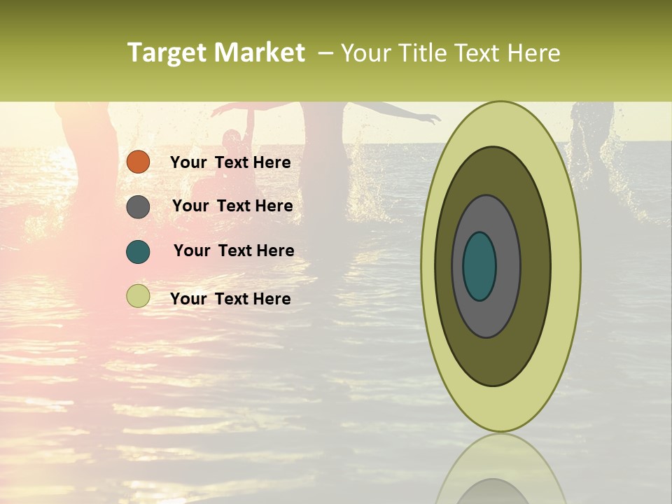 Swim In The Sea PowerPoint Template