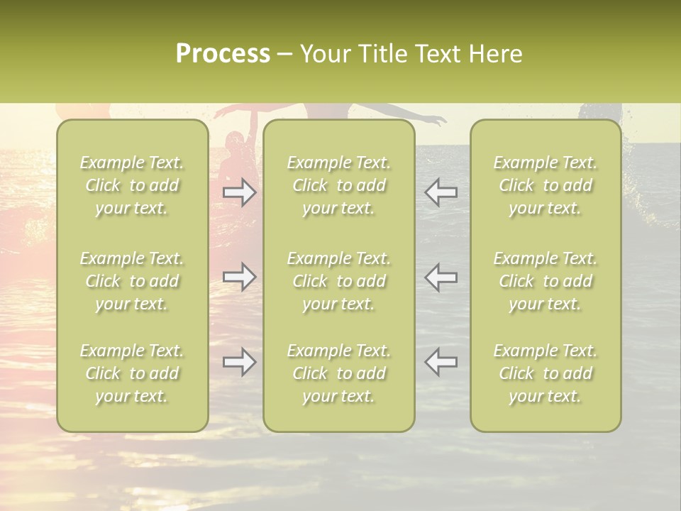 Swim In The Sea PowerPoint Template