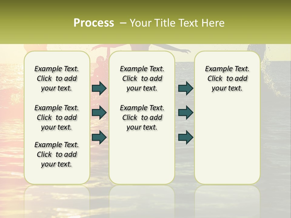 Swim In The Sea PowerPoint Template