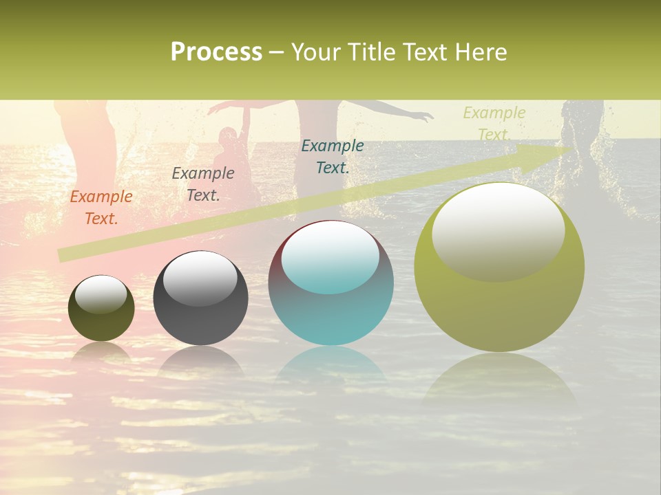 Swim In The Sea PowerPoint Template