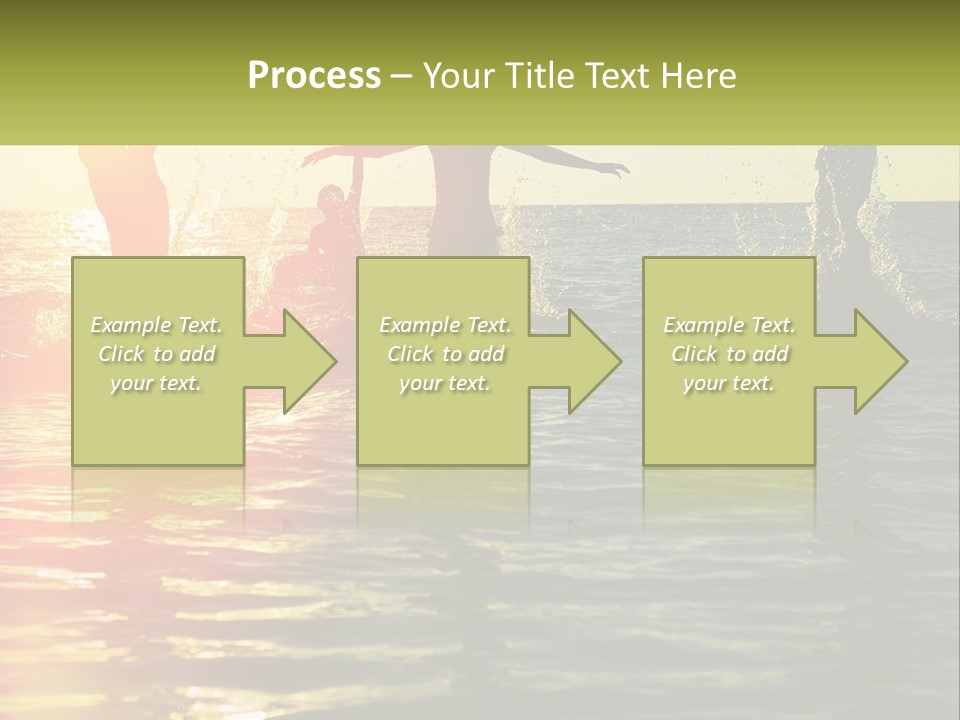 Swim In The Sea PowerPoint Template