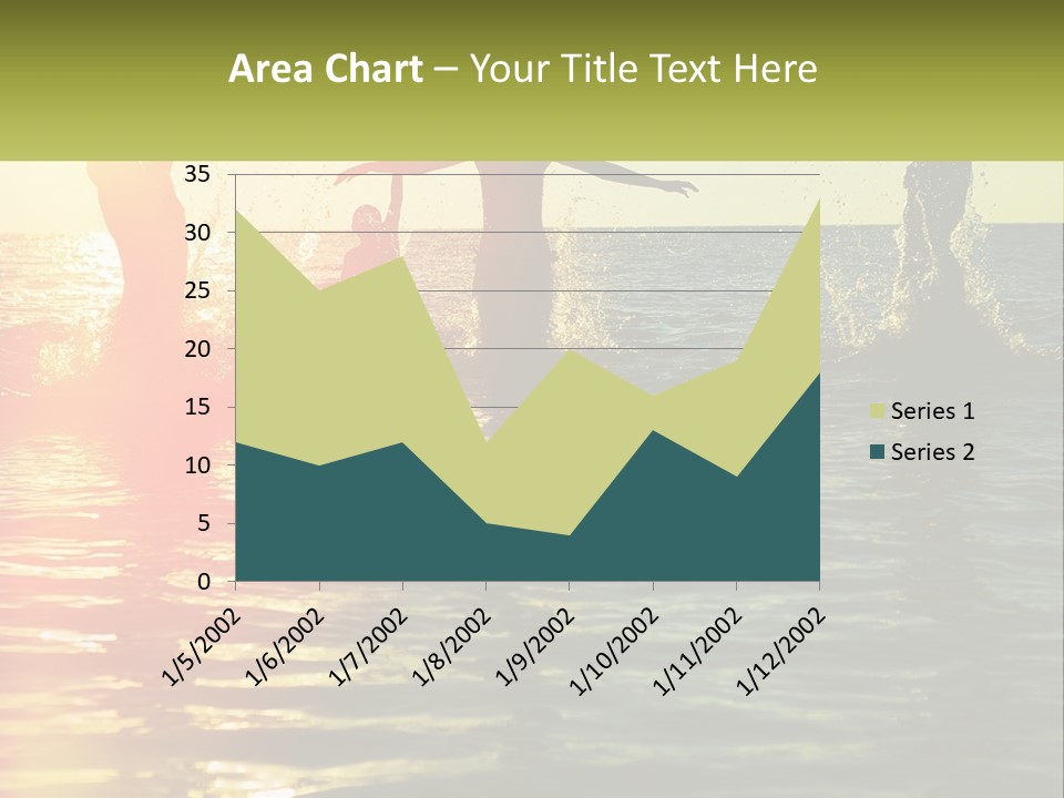 Swim In The Sea PowerPoint Template