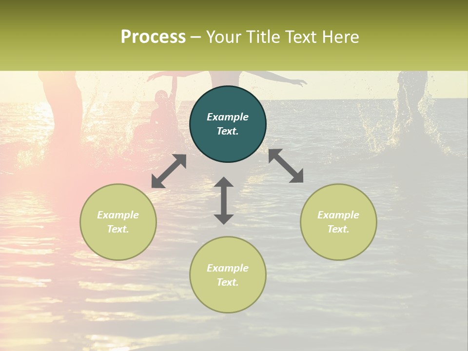 Swim In The Sea PowerPoint Template