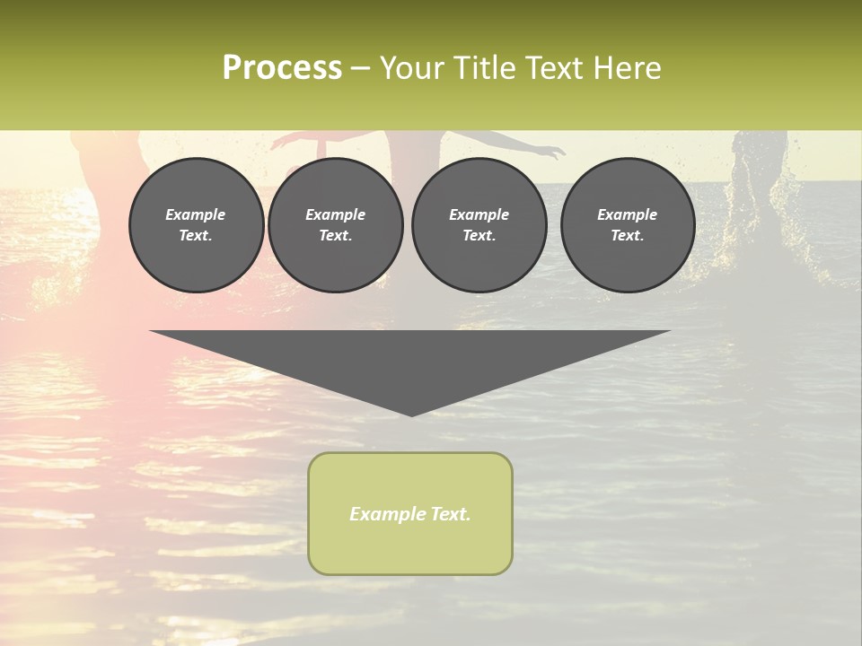 Swim In The Sea PowerPoint Template