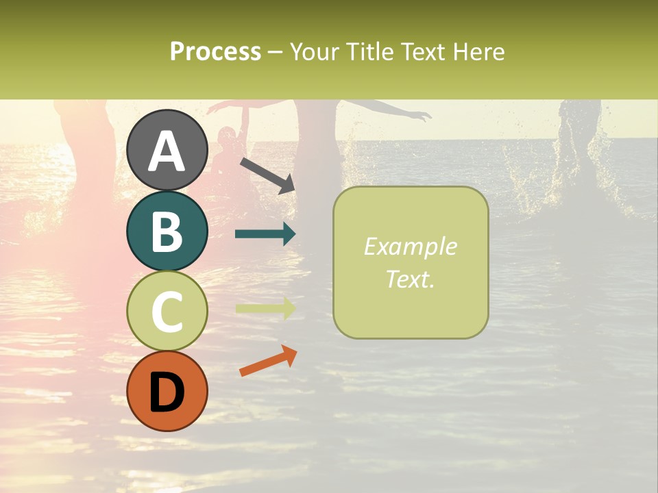 Swim In The Sea PowerPoint Template