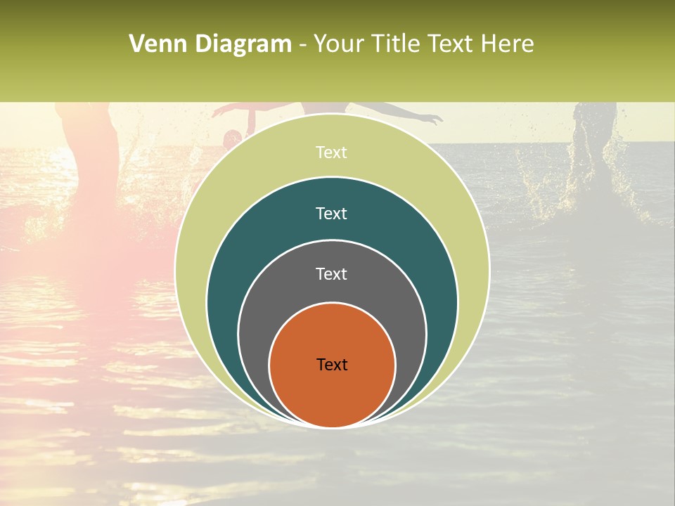 Swim In The Sea PowerPoint Template