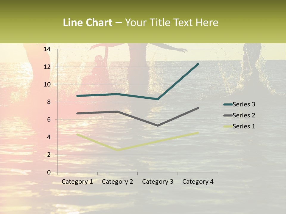 Swim In The Sea PowerPoint Template