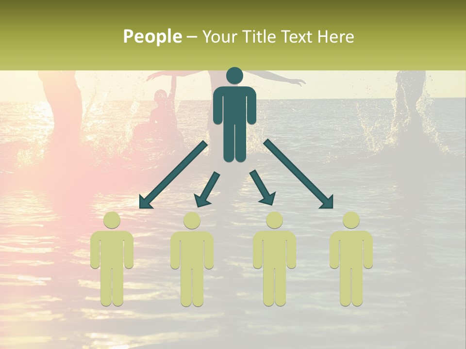 Swim In The Sea PowerPoint Template