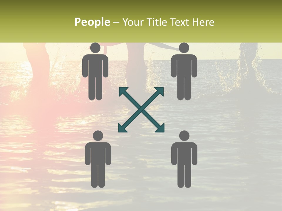 Swim In The Sea PowerPoint Template