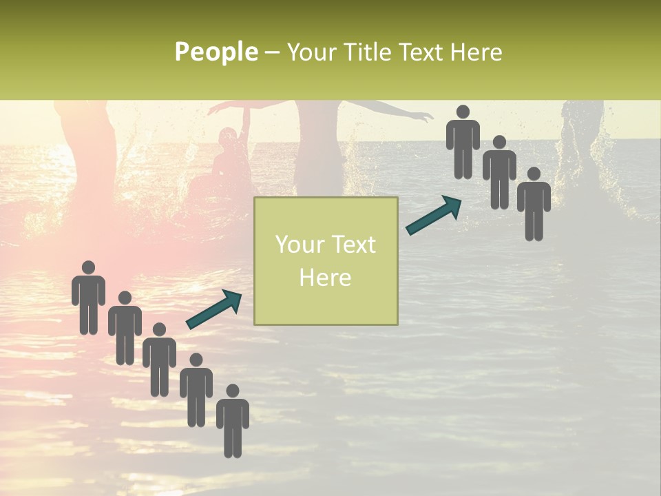 Swim In The Sea PowerPoint Template