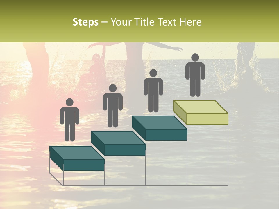 Swim In The Sea PowerPoint Template