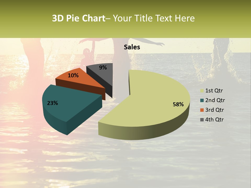 Swim In The Sea PowerPoint Template