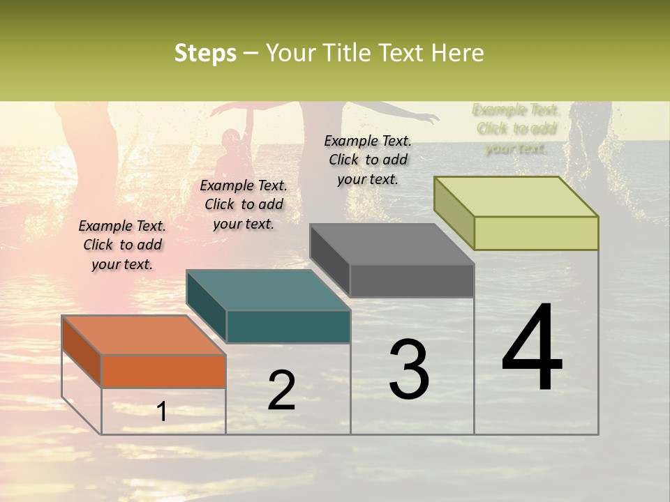 Swim In The Sea PowerPoint Template