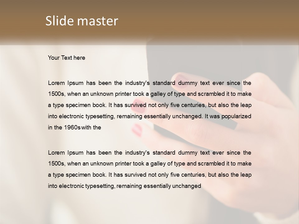 Cellphone PowerPoint Template